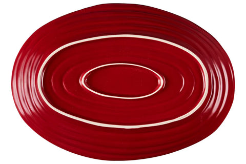 Vassoio Grande Ovale Rosso Mediterraneo novità home