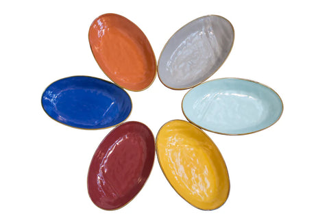 Mediterraneo - Vassoio Piccolo Ovale colori assortiti Mediterraneo  novità home