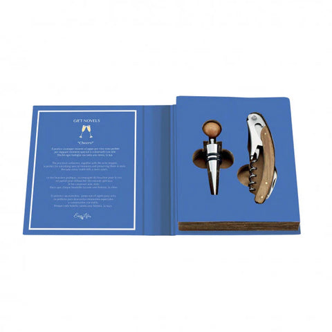 Set vino vino 2 pezzi Gift Novels Easy life