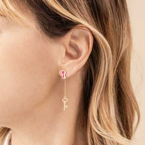 Orecchini pendenti chiave Thun