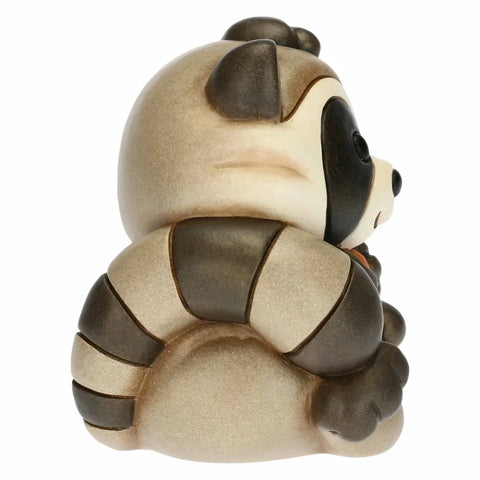 Procione in ceramica con cuore