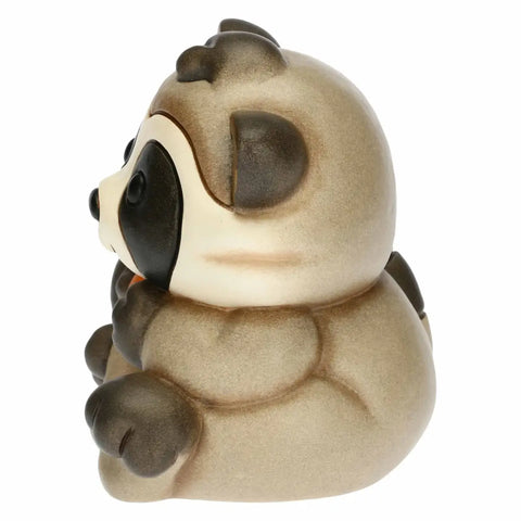 Procione in ceramica con cuore