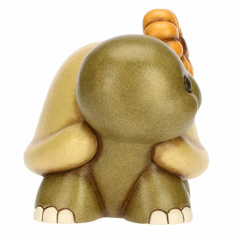 Tartaruga Betta con calendula in ceramica grande Thun