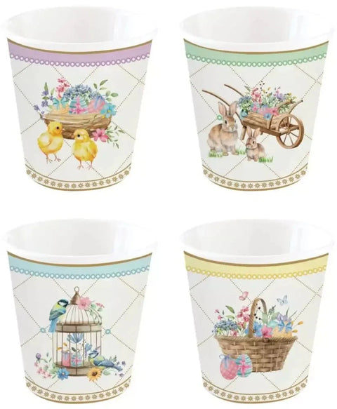 Set 4 bicchnierini da caffè 100 ml Spring Bloom  Easy Life
