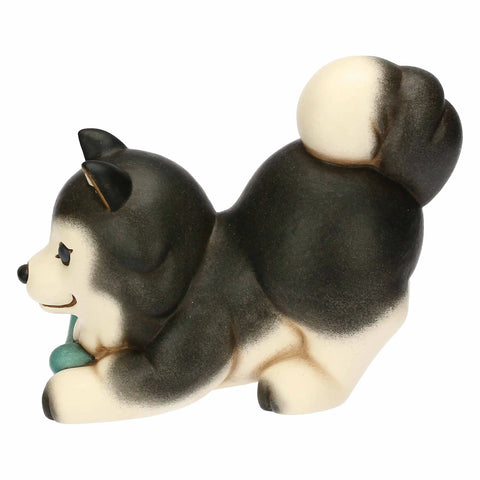 Husky Polo con osso in ceramica