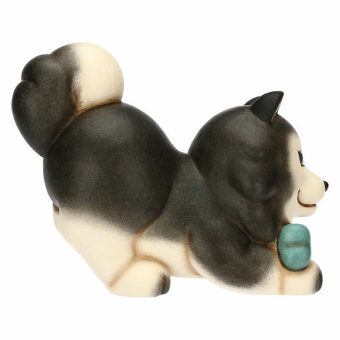 Husky Polo con osso in ceramica