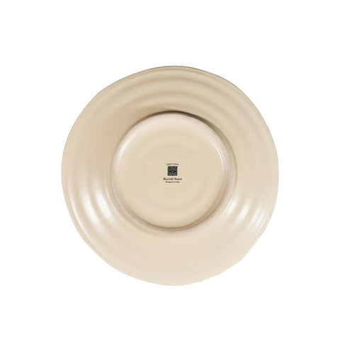 Mediterraneo Piatto Fonfo in Gres Grigio