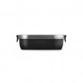 le creuset lunch box on the go 900ml nero matt le creuset_