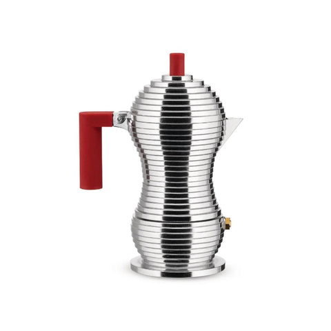 Pulcina Caffettiera Espresso 3 Tz rosso