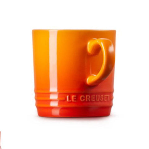 Tazza cappuccino London in gres vetrificato arancio 200 ml