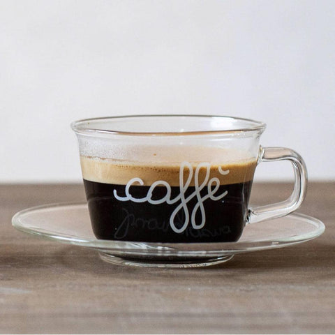 Set 2 tazzine espresso con piattino Pausa Caffè