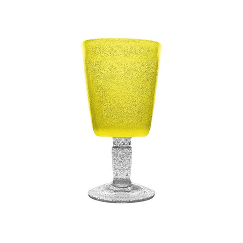 000201 - GOBLET - YELLOW TRANSP.