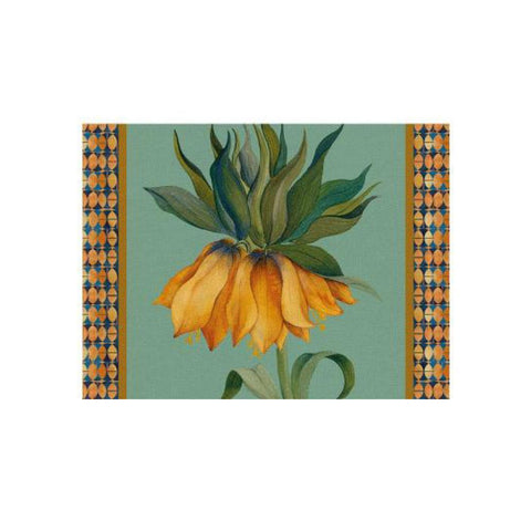 tovaglietta rigida ottanio - fritillaria 1TR023 X L'Oca Nera 