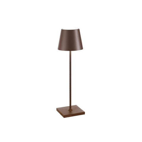Lampada da tavolo poldina Pro corten