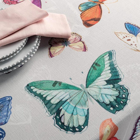 Tovaglia Positano antimacchia 155x155 cm - 4 posti