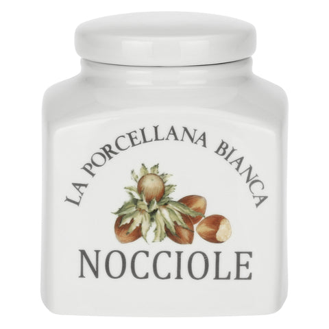 Barattolo Deco Porcellana Nocciole 0,5L Conserva