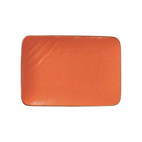 Mediterraneo Piatto Rettangolare Arancio