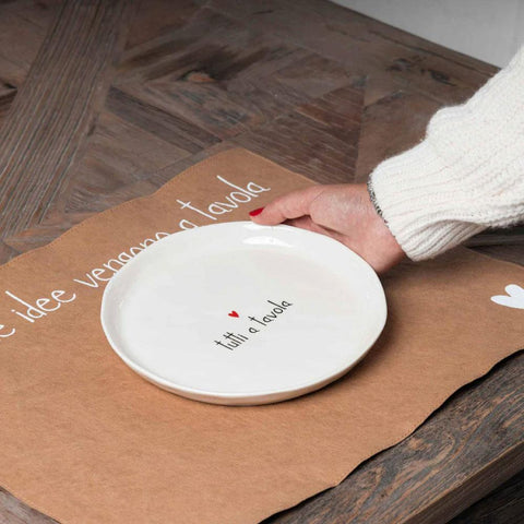 Set 2 Piatti da dessert Tutti a tavola