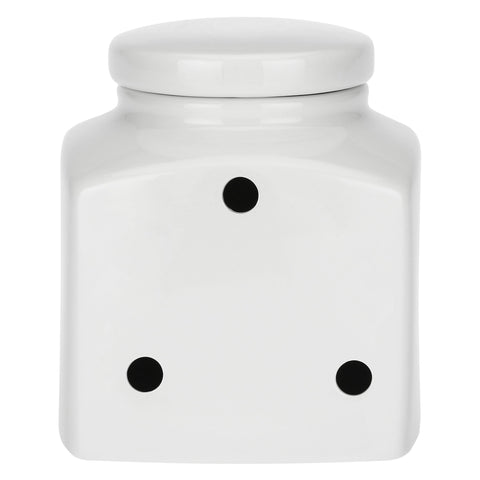 Barattolo Porcellana Areato Decorato Scalogno 1,8L Conserva