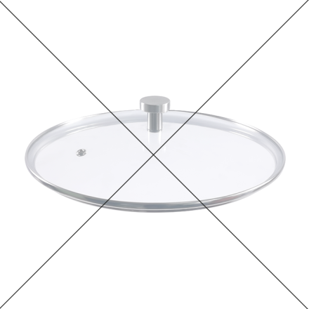 Coperchio in vetro cm28