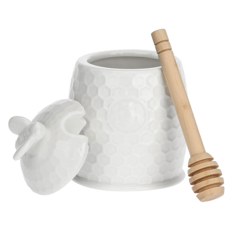 Vasetto miele con servimiele Aperegina