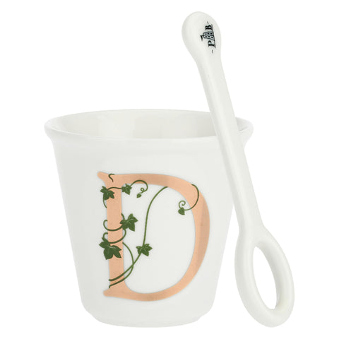 Gift box Bicchierino 'D' con cucchiaino Unico