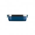 le creuset lunch box on the go 900ml deep teal le creuset_41069226420001
