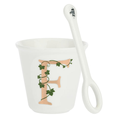 Gift box Bicchierino 'F' con cucchiaino Unico