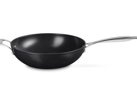 padella wok 30cm alluminio antiaderente in ceramica