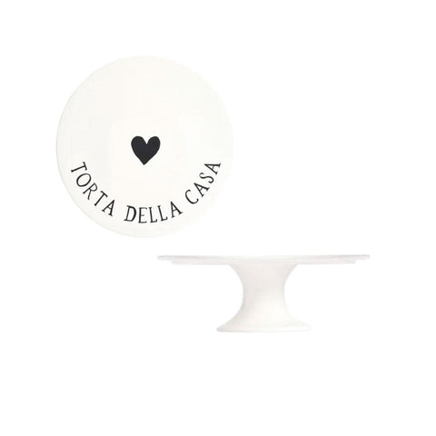 Alzata per dolci e torte in gres - Torta della Casa