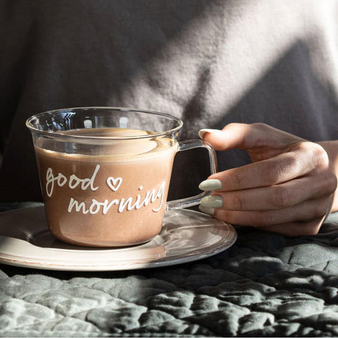 Set 2 tazze colazione Good Morning