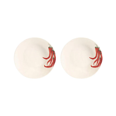 Set 2 Piatti fondi Peperoncino