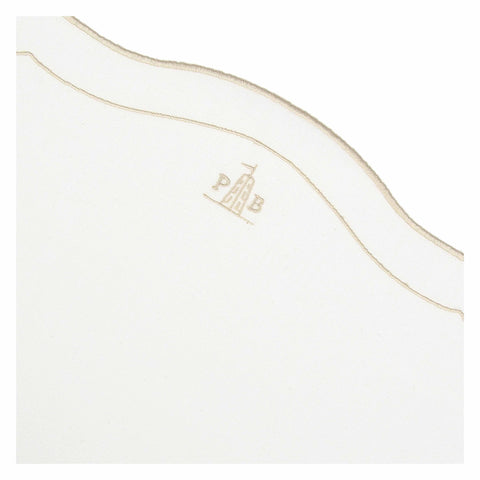 Tovaglietta sagomata Avorio Ammanto