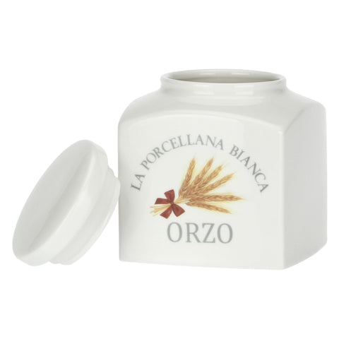 Barattolo Porcellana Decorato Orzo 0,5 L Conserva