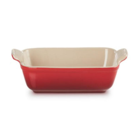 Pirofila rettangolare Tradition in gres vetrificato ciliegia 19 cm