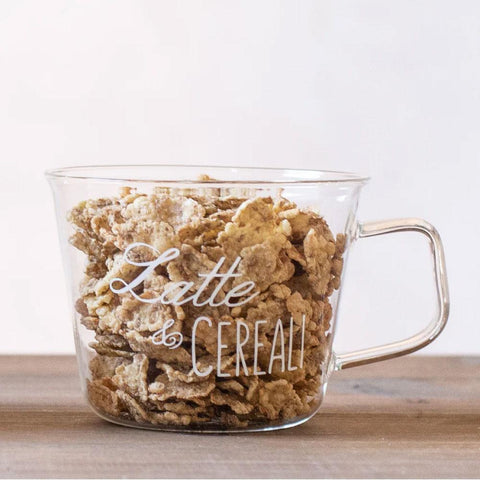 Set 2 tazze colazione Latte E Cereali