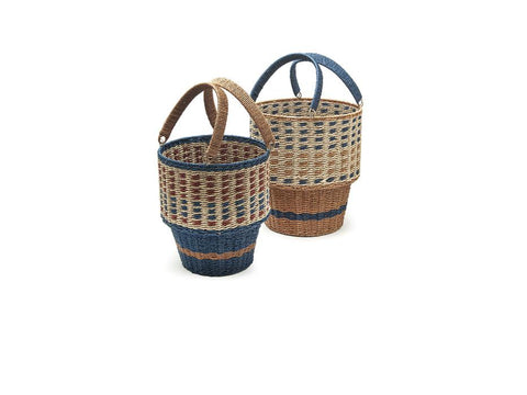 CESTO SAND C/MANICO 35X38 CM MULTICOLOR B8184-1 x BRUCO 