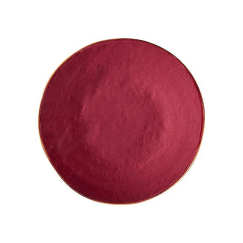 Mediterraneo Piatto Dessert in Gres Rosso