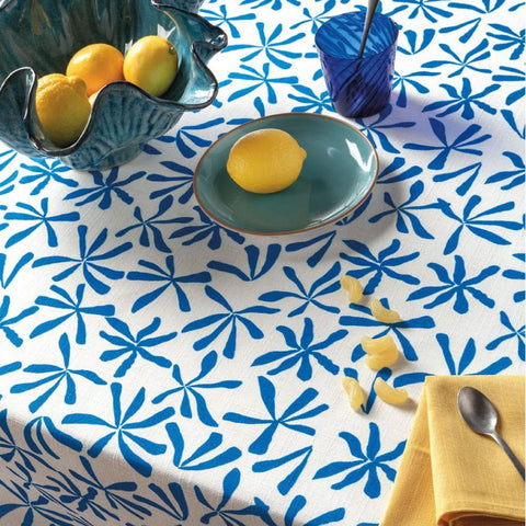 Tovaglia Giglio del nilo antimacchia 155 x 155 cm - 4 persone 1TX403.155 X L'Oca Nera 