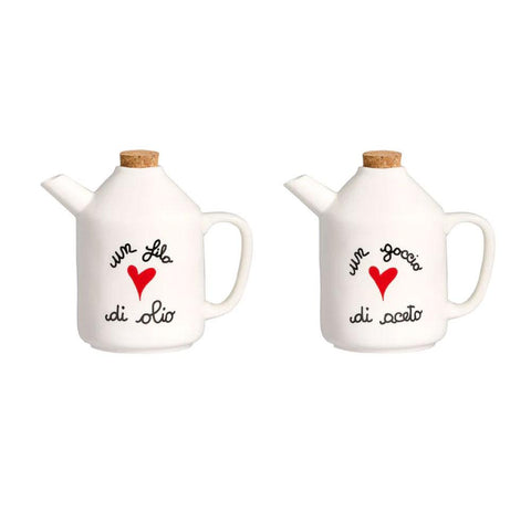 Set 2 Bottiglie Un filo d'olio - Un goccio di aceto 2x250 ml