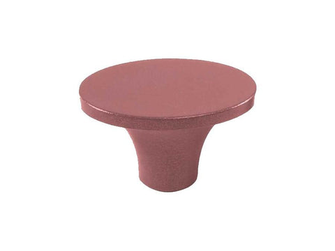 Pomello per cocotte in metallo  rosa cipria