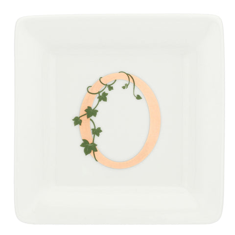 Gift box Piattino Quadrato con lettera 'O' Adorato