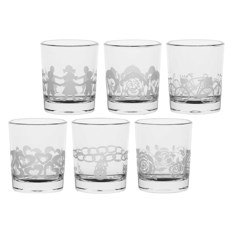 6 bicchierini Shottini Babila Mix 5 cc