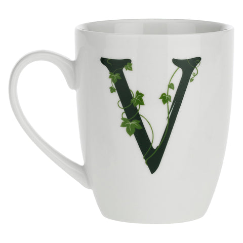Mug con lettera 'V' Atupertu
