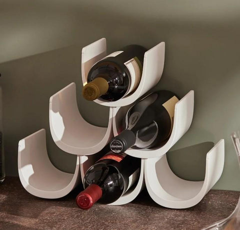 Noè Portabottiglie bianco