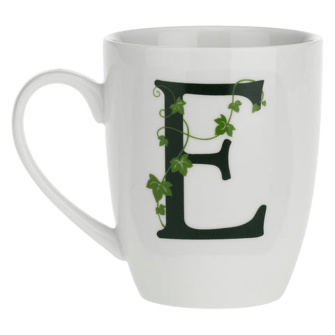 Mug con lettera 'E' Atupertu