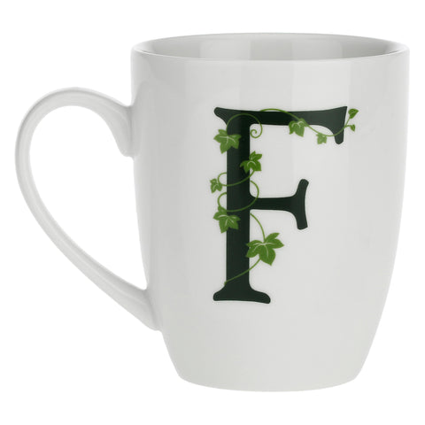 Mug con lettera 'F' Atupertu