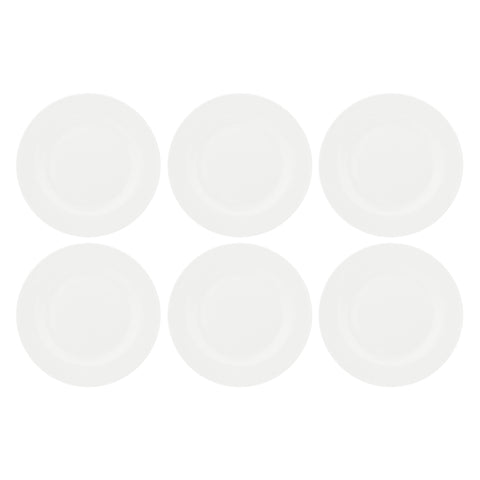 Set 6 Piatti Piani Falda Essenziale