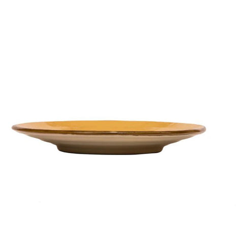 Mediterraneo Piatto Dessert in Gres Giallo