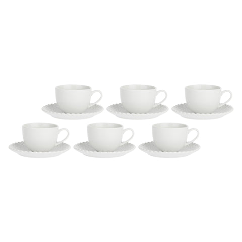 Set 6 tazze Tè con piattino Momenti